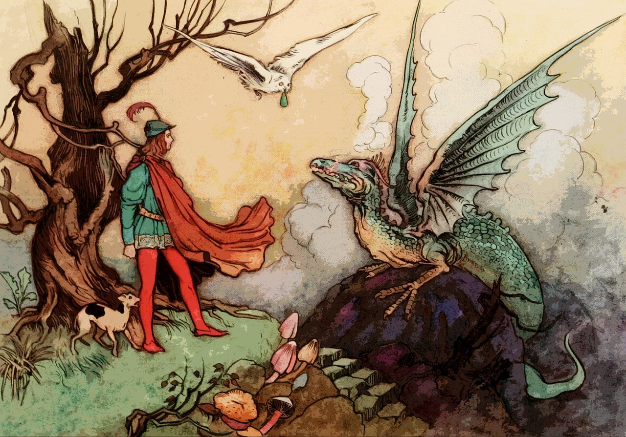 fairy tale, vintage, old